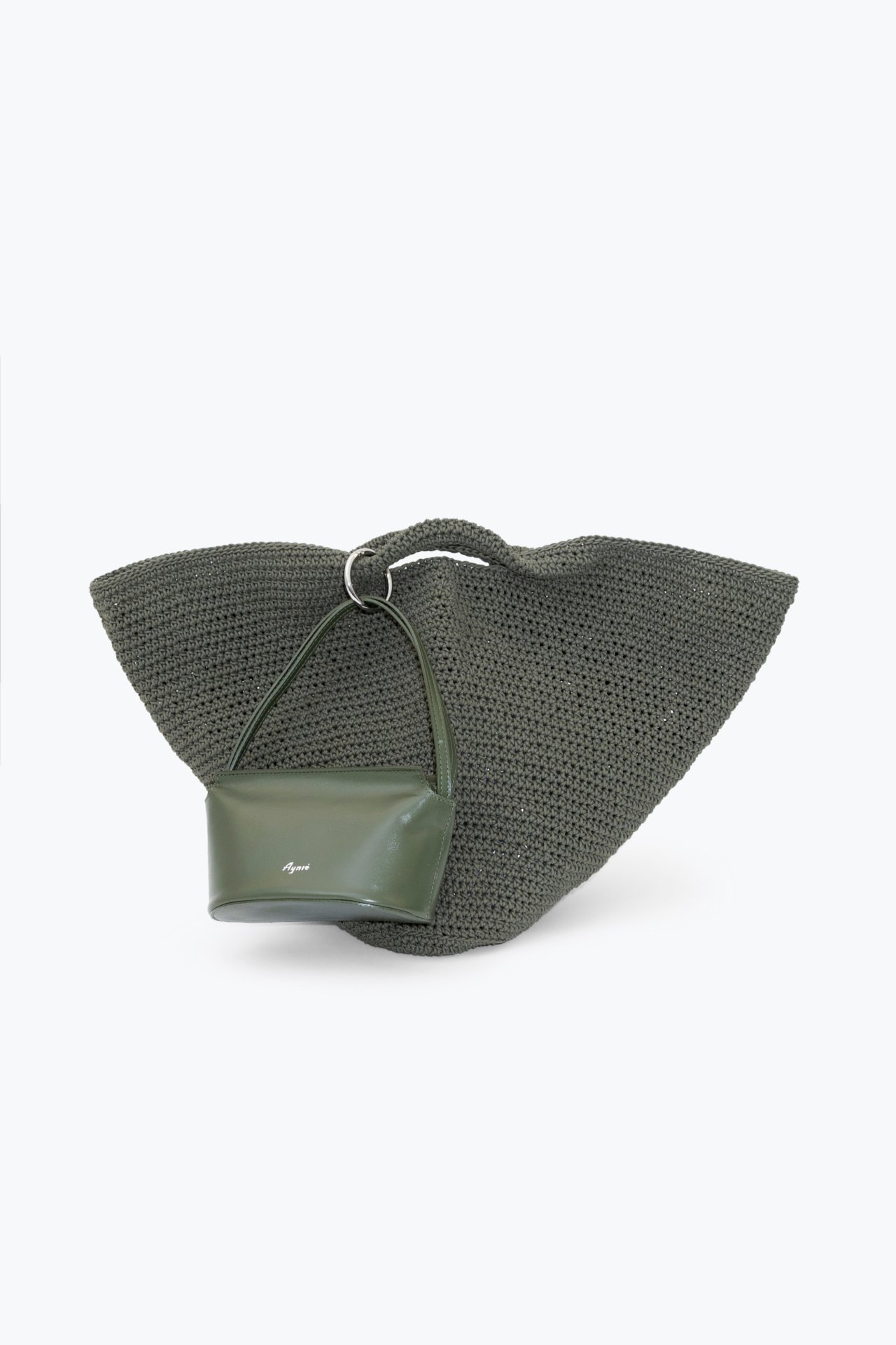 Canasta Montura nueva verde militar 3