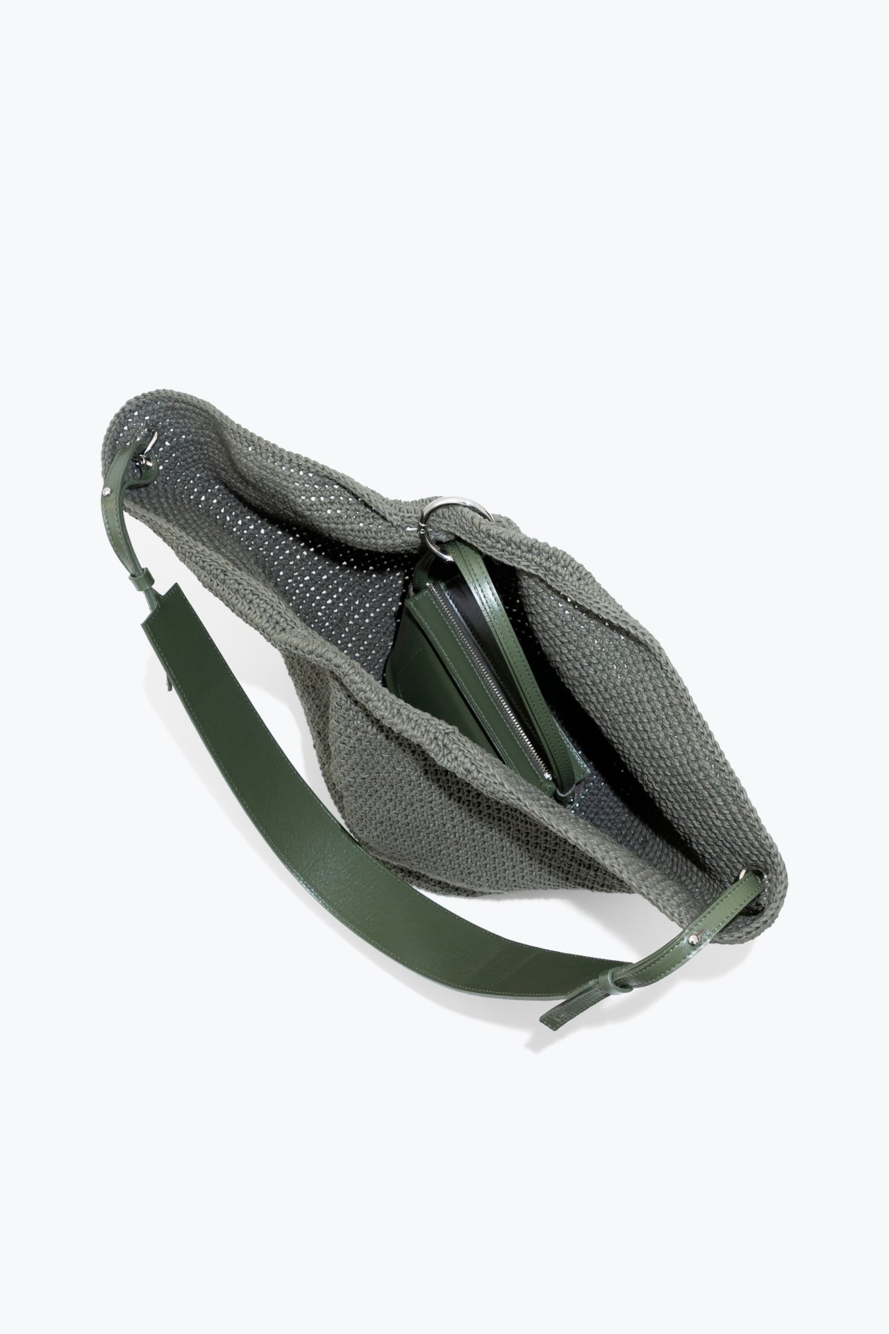 Canasta Montura nueva verde militar 4